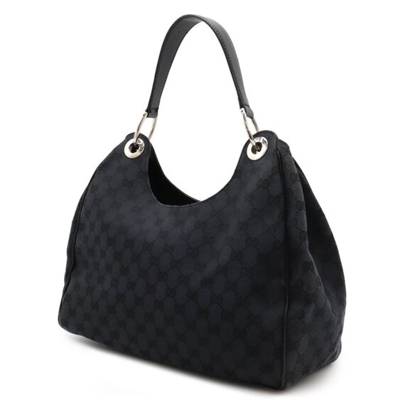 GUCCI Black Leather Shoulder Bag - Picture 3 of 7